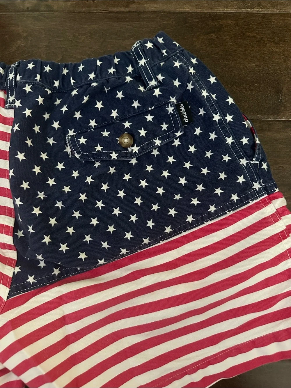 Chubbies Red White Blue American Flag Shorts